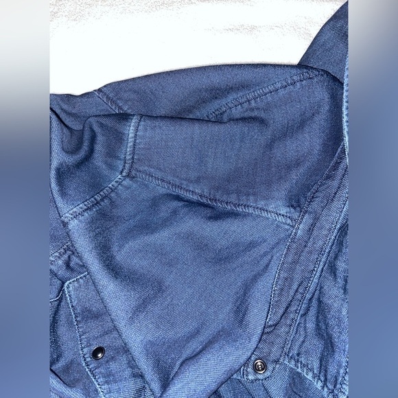 2/30$ Men’s ONLY & SONS dark blue cotton blend stretchy long sleeves shirt Sz XL - Picture 15 of 16